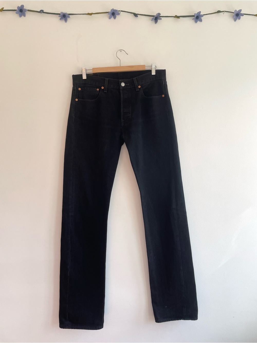 Levi's Black Straight-Leg Men's Jeans